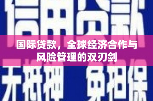 沙坪坝国际贷款，全球经济合作与风险管理的双刃剑