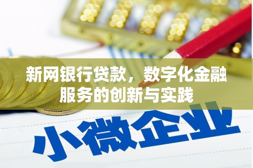 沙坪坝新网银行贷款，数字化金融服务的创新与实践