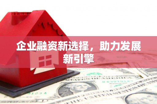 沙坪坝企业融资新选择，助力发展新引擎