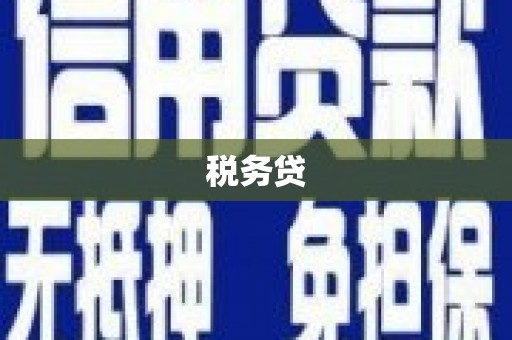 沙坪坝税务贷