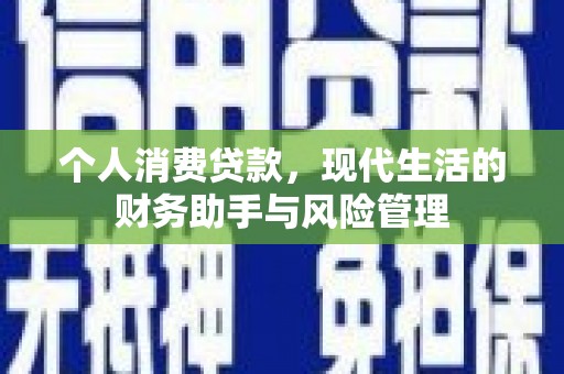 沙坪坝个人消费贷款，现代生活的财务助手与风险管理