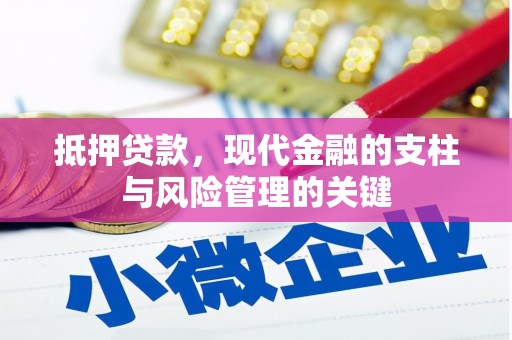 沙坪坝抵押贷款，现代金融的支柱与风险管理的关键