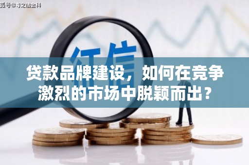 沙坪坝贷款品牌建设，如何在竞争激烈的市场中脱颖而出？