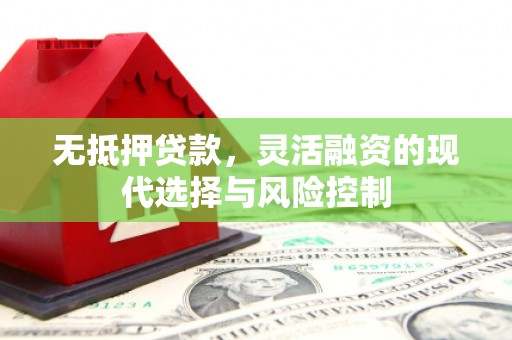 沙坪坝无抵押贷款，灵活融资的现代选择与风险控制