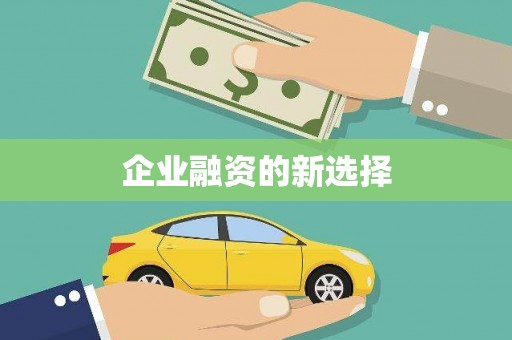 沙坪坝企业融资的新选择