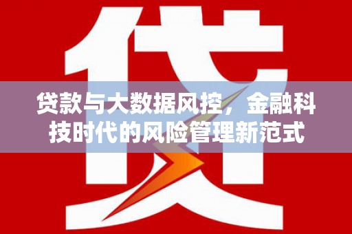 沙坪坝贷款与大数据风控，金融科技时代的风险管理新范式