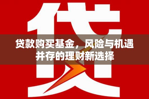 沙坪坝贷款购买基金，风险与机遇并存的理财新选择