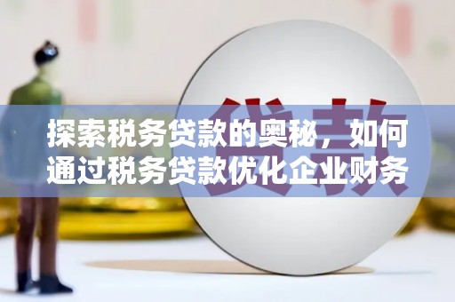 沙坪坝探索税务贷款的奥秘，如何通过税务贷款优化企业财务