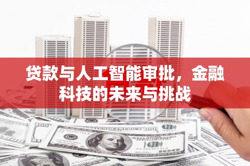 沙坪坝贷款与人工智能审批，金融科技的未来与挑战