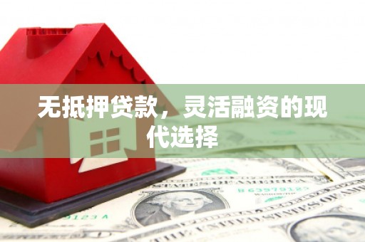 沙坪坝无抵押贷款，灵活融资的现代选择