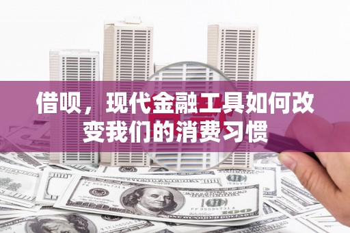 沙坪坝借呗，现代金融工具如何改变我们的消费习惯