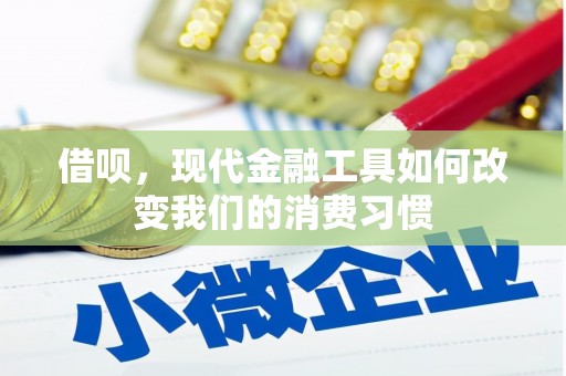 沙坪坝借呗，现代金融工具如何改变我们的消费习惯