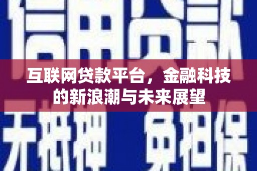 沙坪坝互联网贷款平台，金融科技的新浪潮与未来展望