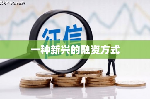 沙坪坝一种新兴的融资方式